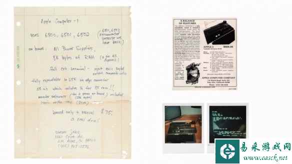 乔布斯亲笔撰写苹果手稿被拍卖 以175759美元成交！