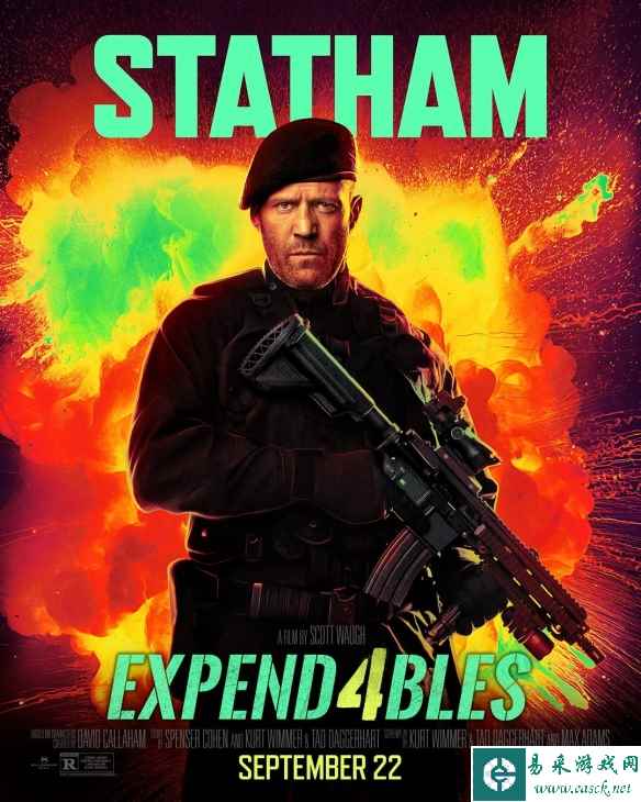 《敢死队4》曝角色海报和新剧照 手持武器荷尔蒙爆棚