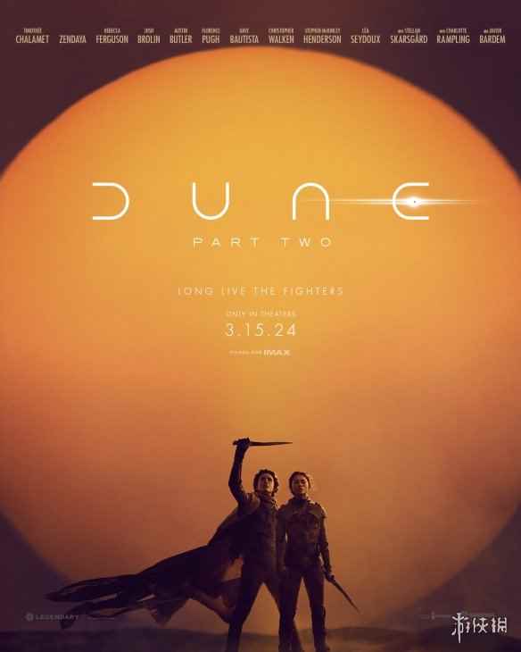 保罗带反叛军回归！《沙丘2》新海报 2024年3月上映