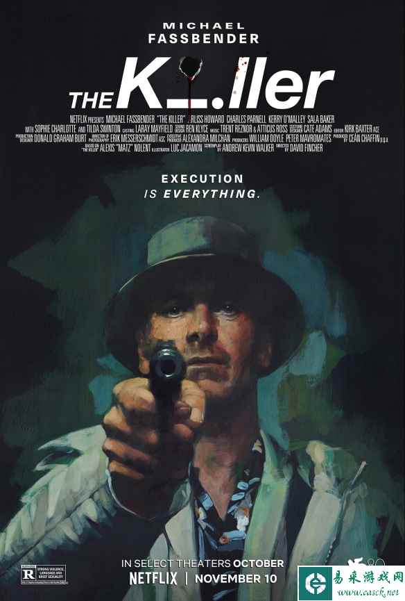 大卫芬奇新片《杀手》首曝海报 冷酷杀手出现心理危机