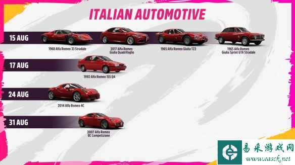 《极限竞速地平线5》意大利汽车节介绍