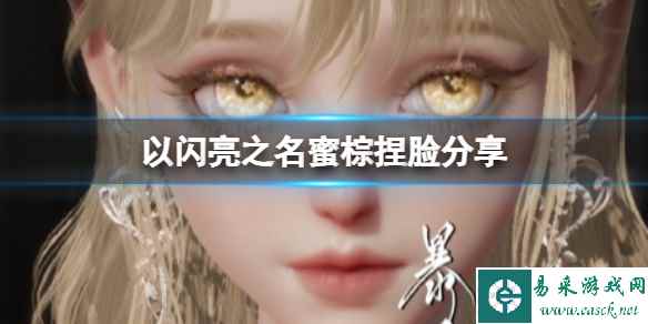 《以闪亮之名》蜜棕捏脸分享 蜜棕官方捏脸数据id