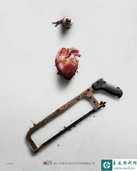 《电锯惊魂10》曝光新海报 极简画风令人不寒而栗！