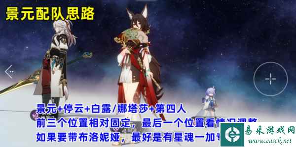 崩坏星穹铁道景元阵容怎么搭配 角色组合攻略