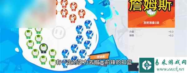 全明星街球派对詹姆斯潜能搭配攻略