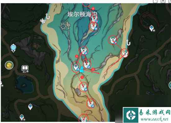 原神原海异种刷新点在哪里 原神原海异种刷新点的位置详情