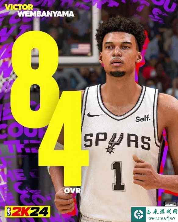 《NBA2K24》文班亚马能力值