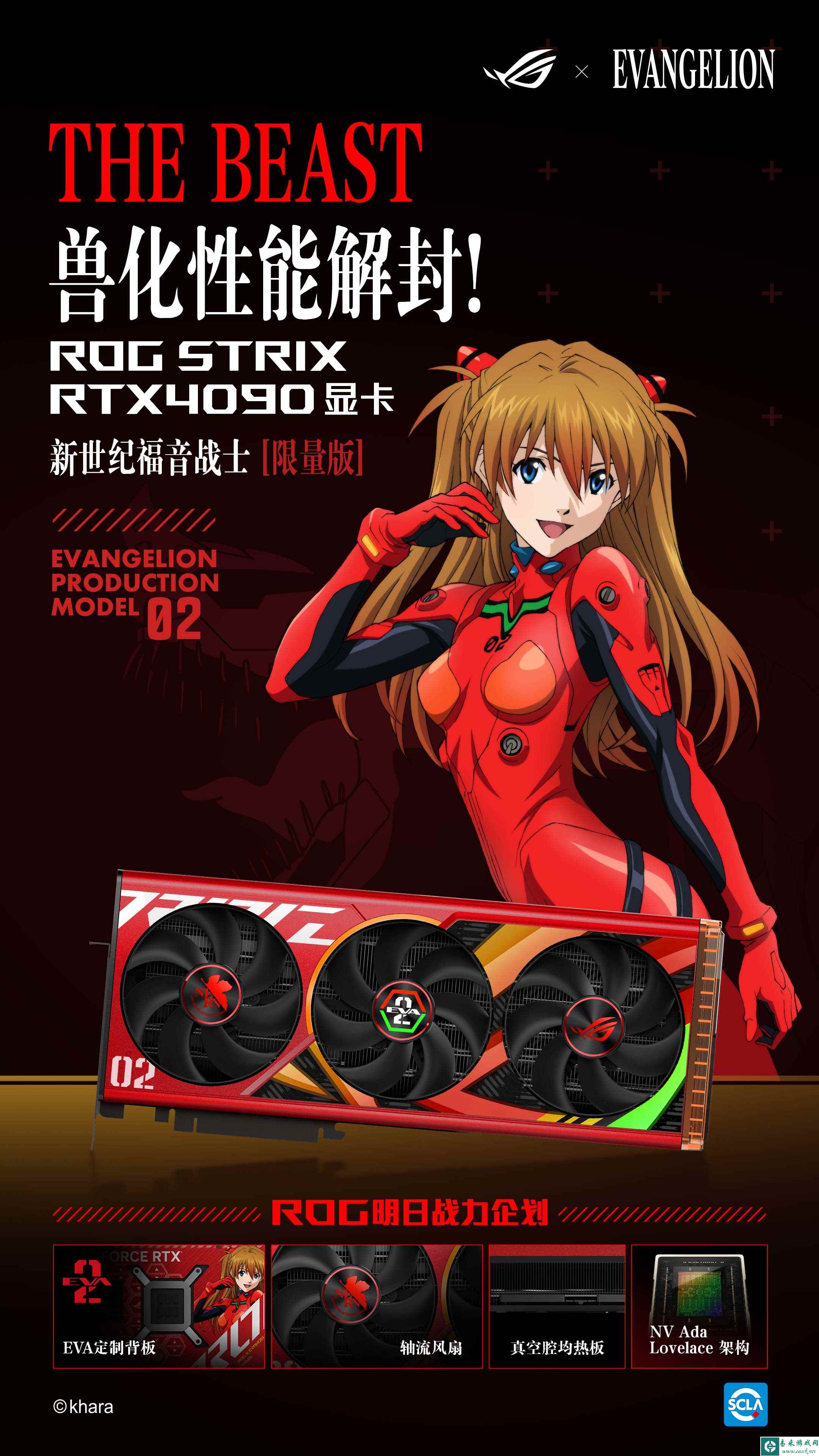 兽化性能解封!ROG STRIX RTX4090 EVANGELION显卡开卖