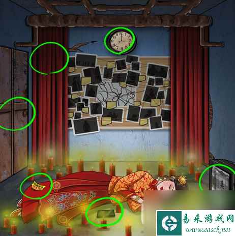 就挺秃然的密室轨迹通关方法