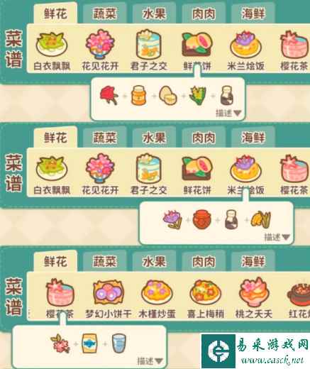 《住客大人的心愿》菜谱大全