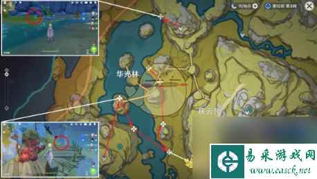 原神3.8绝云椒椒收集路线