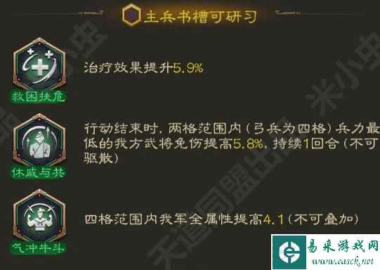 《三国志战棋版》S3其徐如林兵书介绍一览