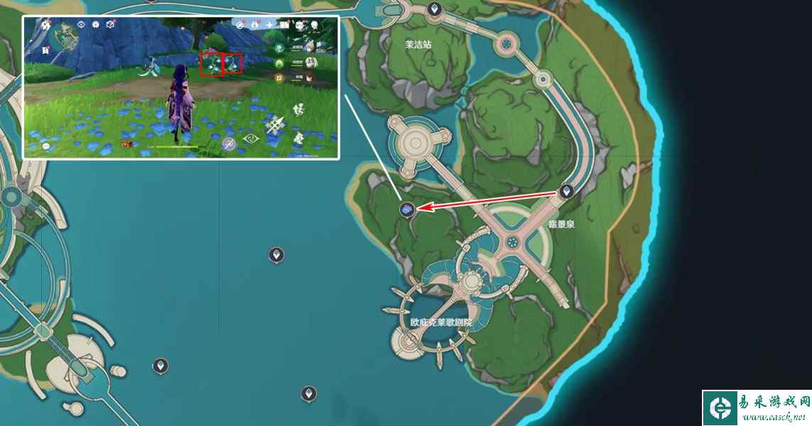《原神》柔灯铃采集具体位置