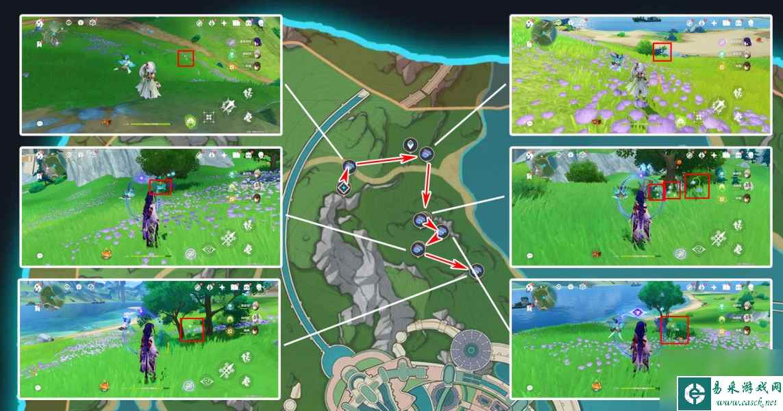 《原神》柔灯铃采集具体位置