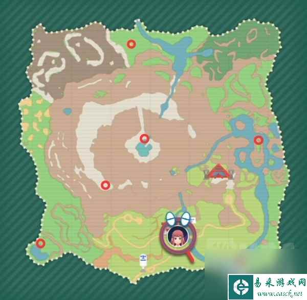 宝可梦朱紫北上乡非主线6个传送点位置分享