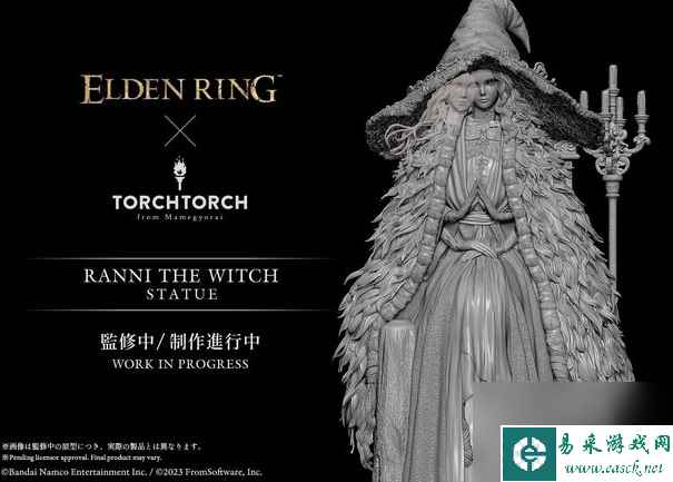 《艾尔登法环》魔女菈妮雕像锐意制作中 半成品已经很精致