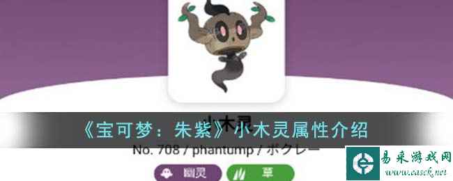 《宝可梦：朱紫》小木灵属性介绍