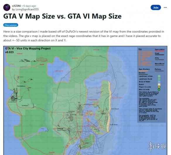 粉丝拼接《GTA6》地图：或比前作大1000-2300个单元格