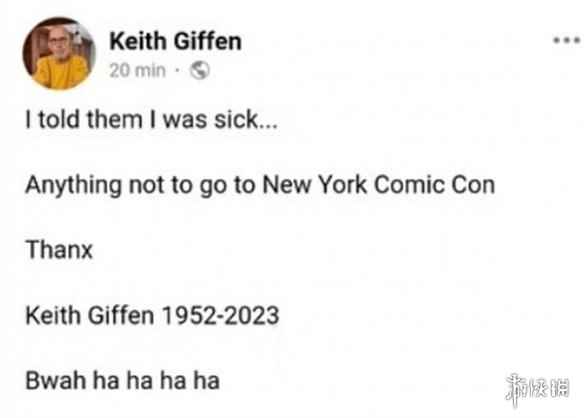 火箭浣熊之父逝世 家人遵其遗愿发搞怪博客与粉丝告别