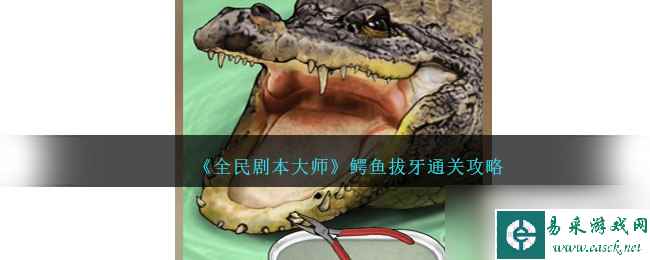 《全民剧本大师》鳄鱼拔牙通关攻略