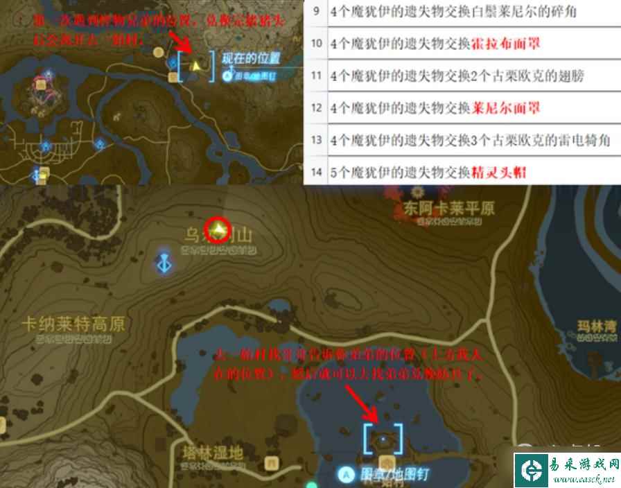 塞尔达传说王国之泪魔犹伊的遗失物兑换点怎么开启