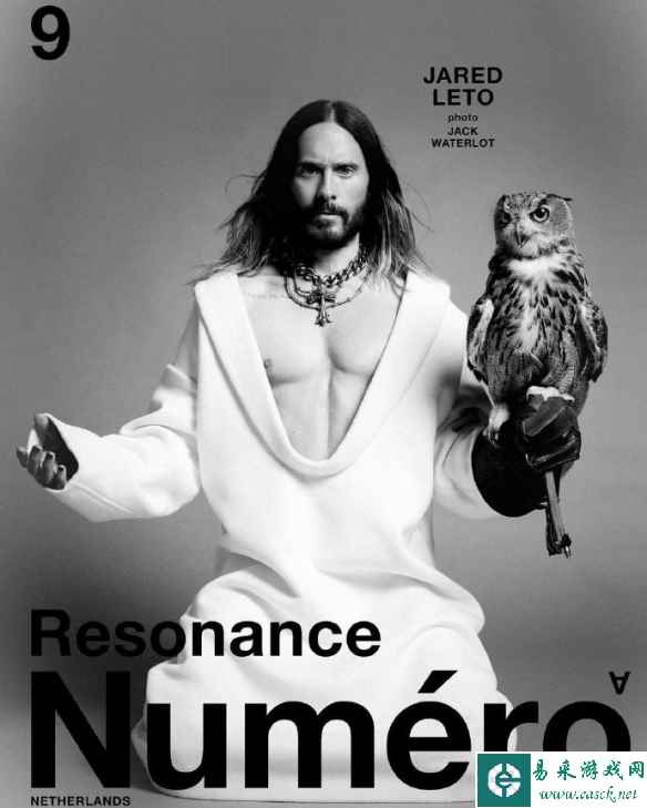 杰瑞德·莱托最新杂志写真 猛男玩鸟真的是太帅了！