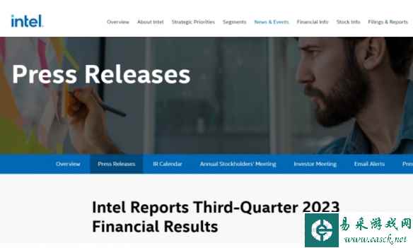 英特尔第三财季营收142亿美元 同比下降8%仍超预期！