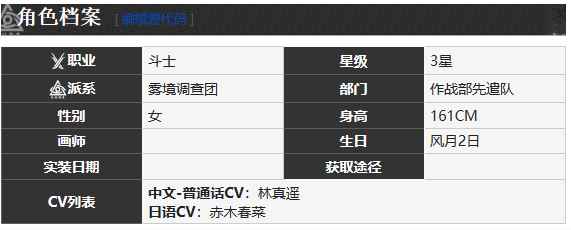 《雾境序列》嘉丝特角色介绍一览