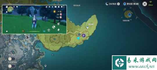 原神 蒙德/璃月木材全图高效采集路线