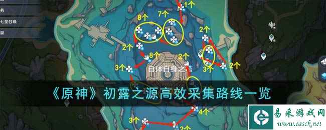 《原神》初露之源高效采集路线一览