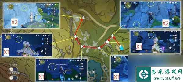 《原神》4.2白术突破材料琉璃袋收集路线