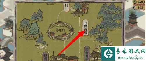 《江南百景图》桃花地图位置介绍