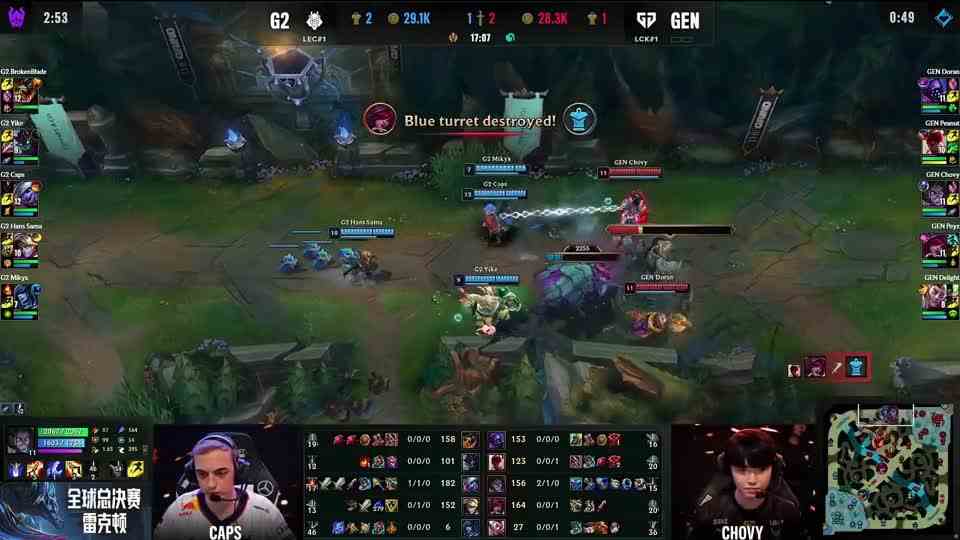 我队友呢？Doran武器闪现晕三人，G2上单鳄鱼孤立无援遗憾落败