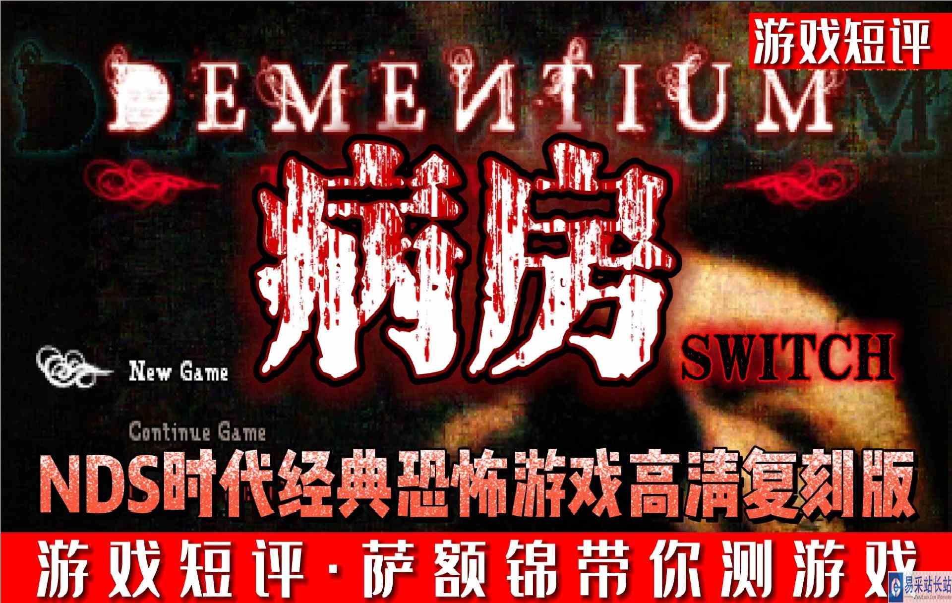 SWITCH经典NDS恐怖冒险游戏移植版《DEMENTIUM》