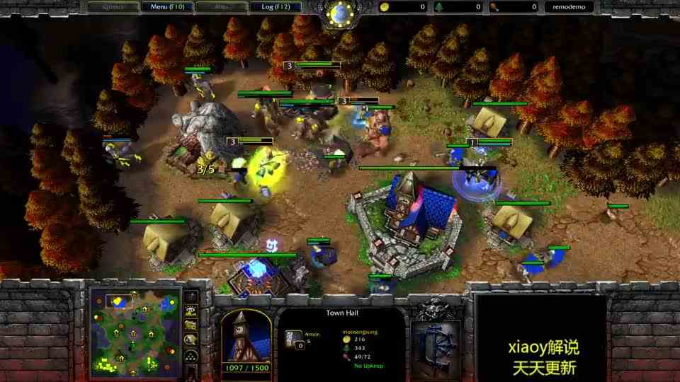 操作节奏都很强魔兽争霸xiaoy解说sokdise