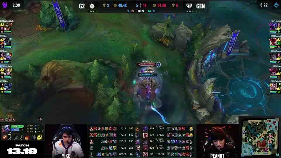 血条消失！Chovy塞拉斯瞬秒Mikyx丽桑卓，S13瑞士轮精彩操作