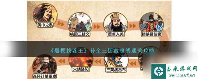 爆梗找茬王补全三国故事线怎么过-补全三国故事线通关攻略