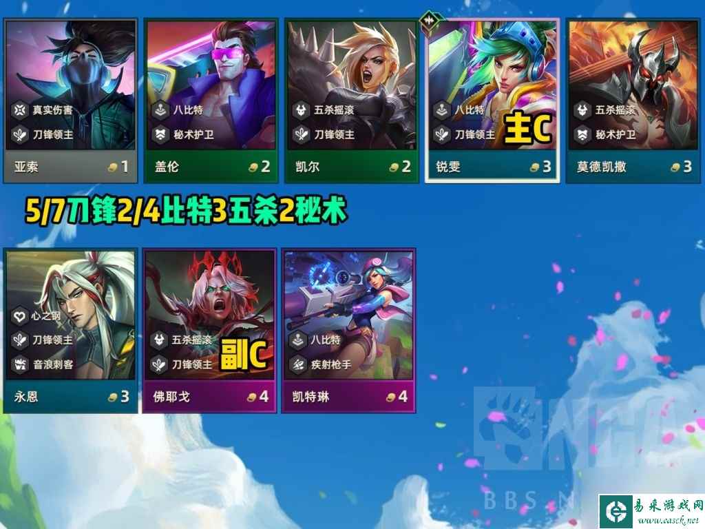 《云顶之弈》S10刀锋锐雯阵容玩法攻略