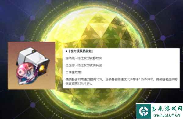 崩坏星穹铁道苍穹战线格拉默适合哪些角色 遗器选择攻略