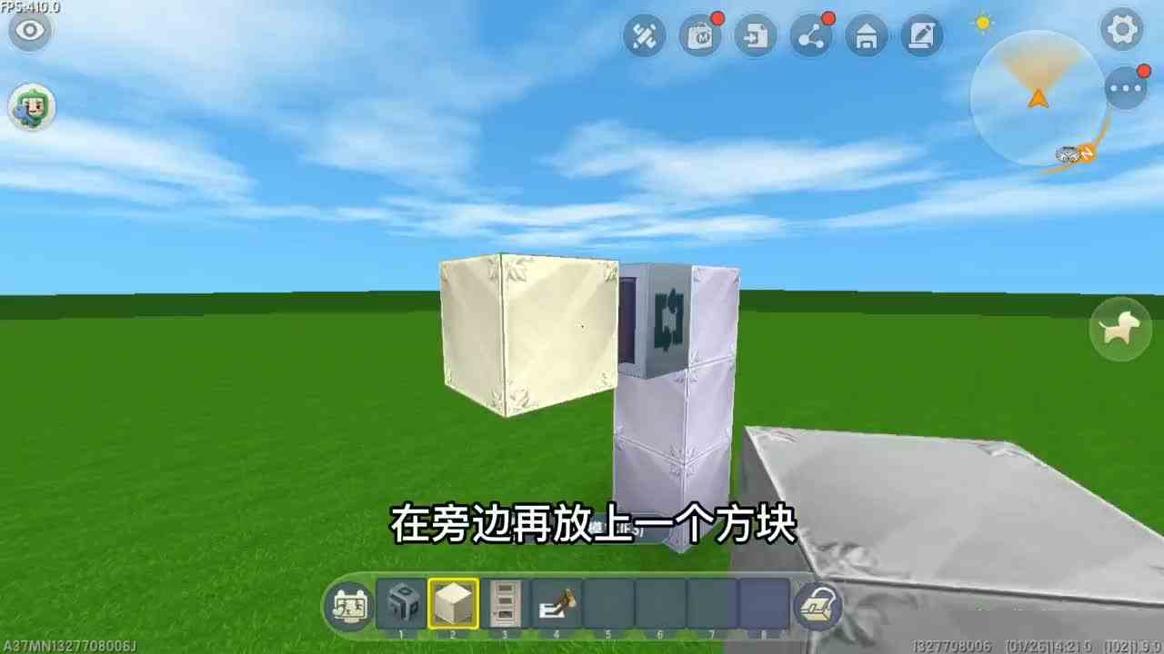 迷你世界：不同玩家制作躺着的门，新手VS大神，新手两次都失败了