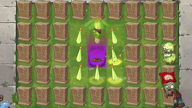 植物大战僵尸：近距离攻击植物！谁的大招对墓碑无效？