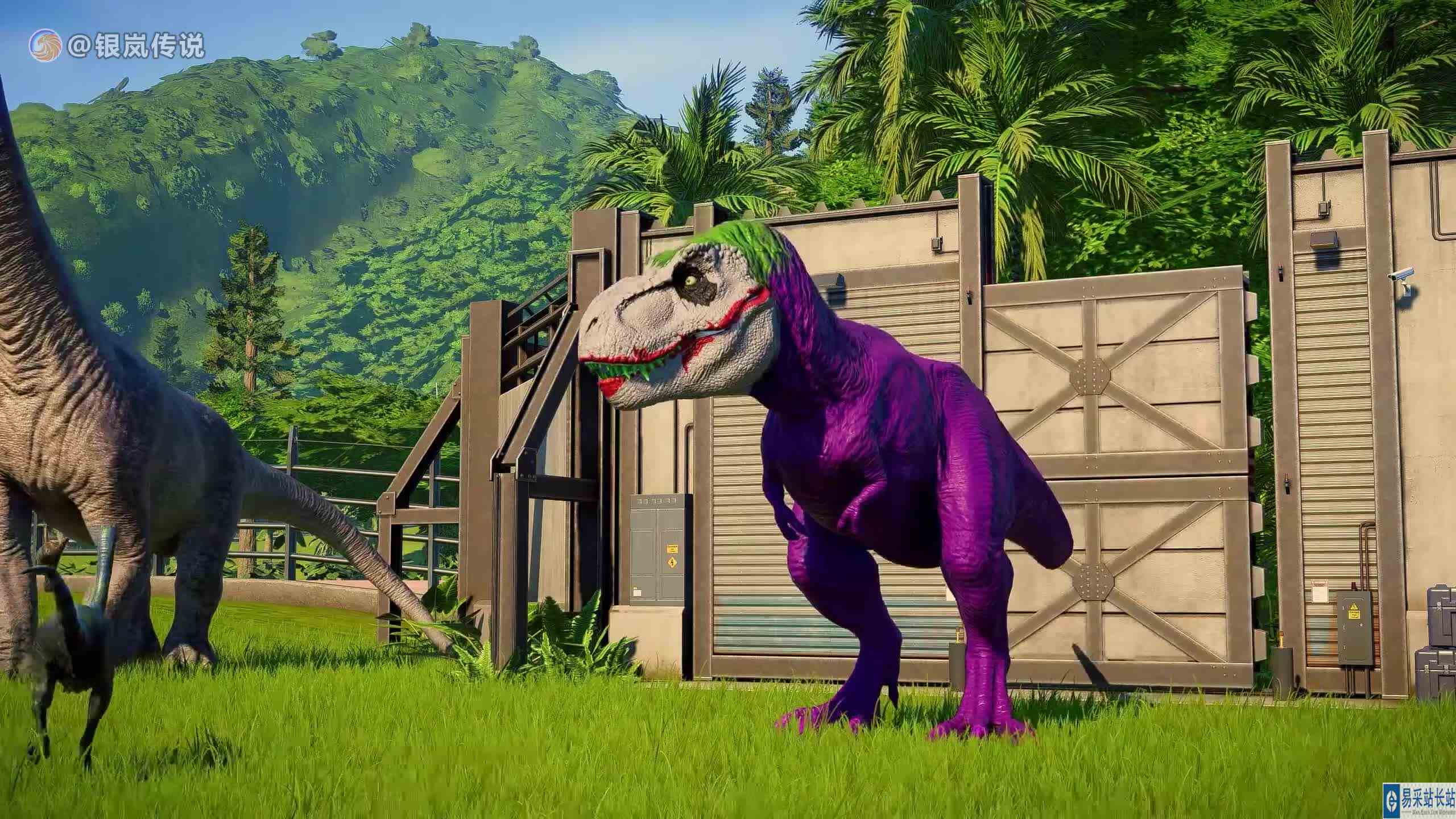 霸王龙 VS 埃及棘龙 ~ 侏罗纪世界进化 #游戏新星扶持计划 