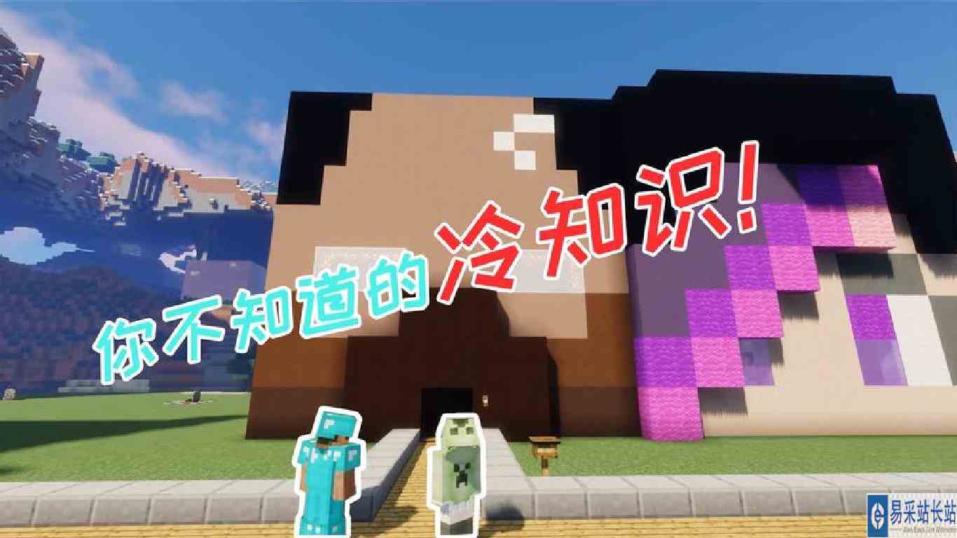 我的世界：冷知识，阿青要反驳him，带怕怕看地中海