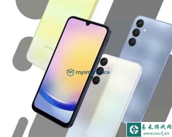 三星Galaxy A25 5G手机渲染图 6.5英寸屏幕+U型刘海