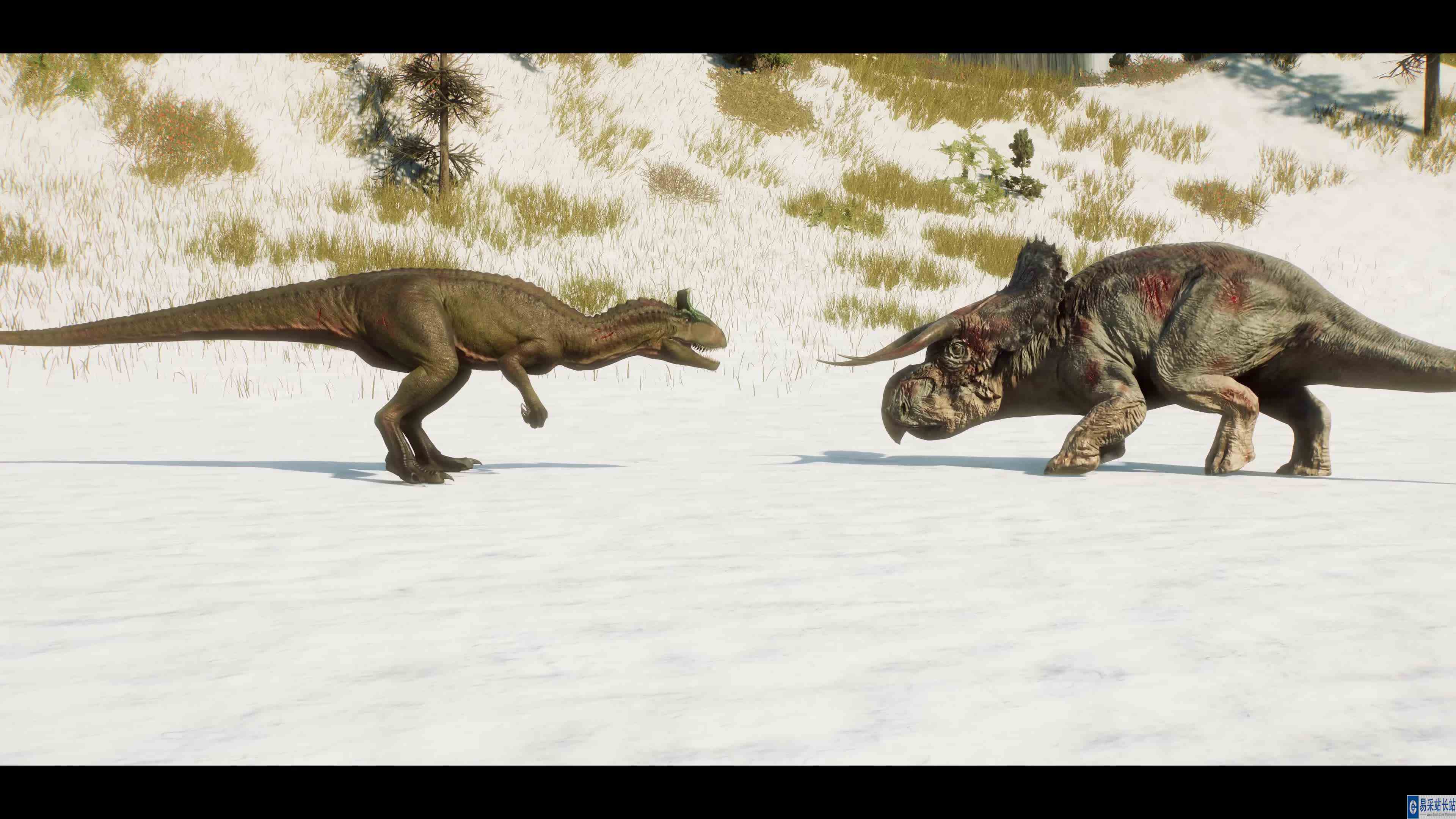 终极龙、特暴龙、蹄足剑龙、三角龙 ~ 侏罗纪世界进化 #游戏新星扶持计划 