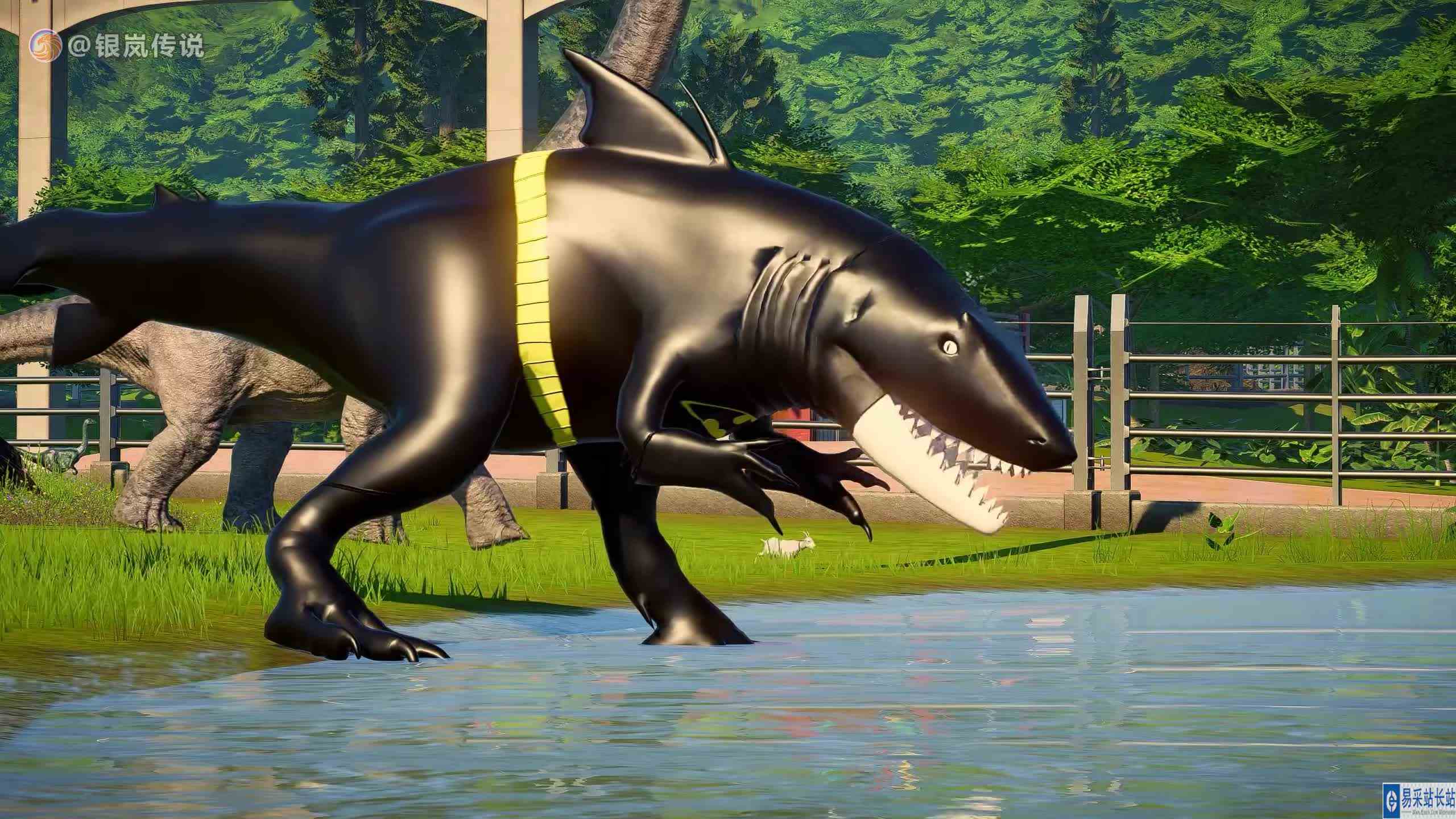 埃及棘龙 VS 鲨鱼王 ~ 侏罗纪世界进化 #游戏新星扶持计划 