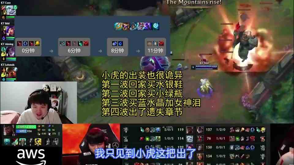 为啥都在喷6\-1的发条？放大镜看WBG小虎梦游细节，连装备都不会出