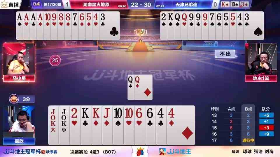 斗地主：二炸恶斗决赛圈！神算外号小掘开！天津落败无缘冠军三甲
