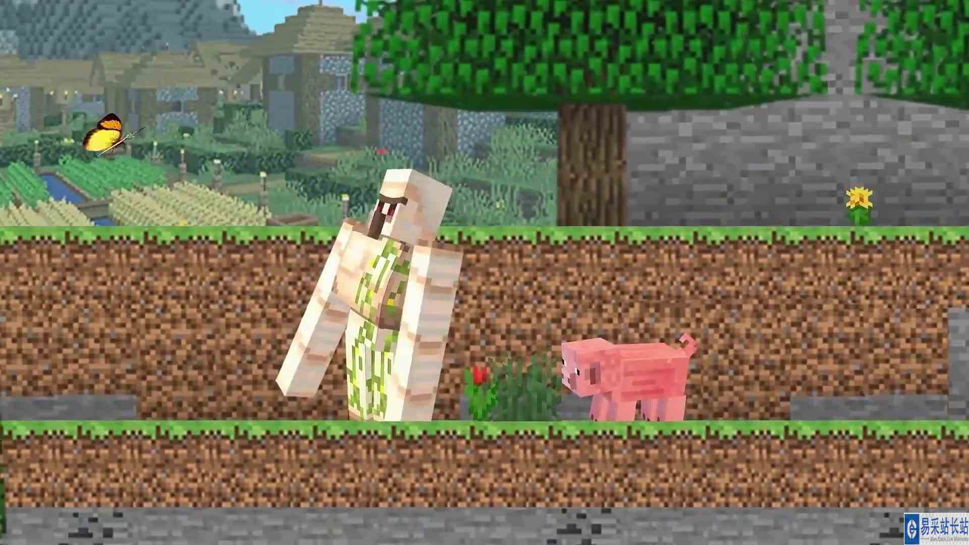 我的世界火柴人被关在监狱中，干脆挖地道逃狱！