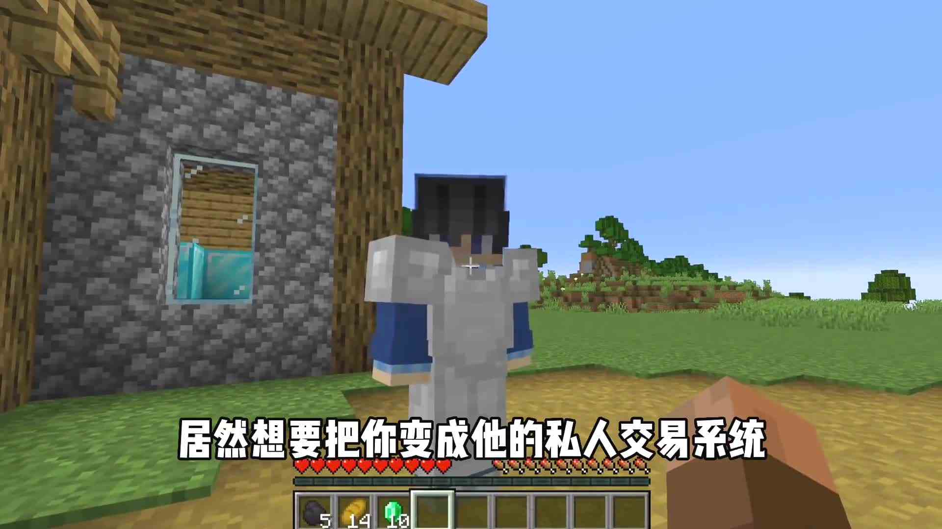 我的世界沉浸式第一人称视角体验村民的生活